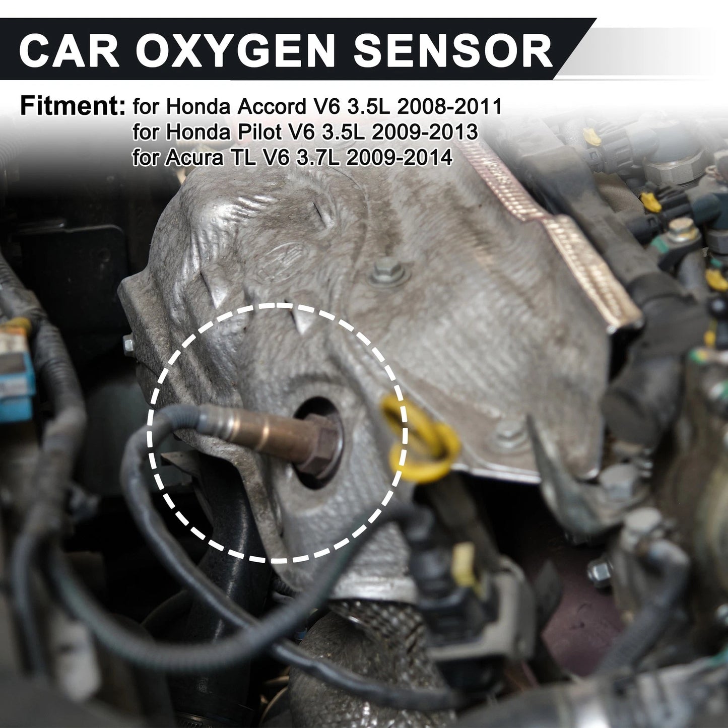Set of 2 Upstream & Downstream Oxygen Sensors for Honda Accord V6 (2008–2011) No. 250-24785