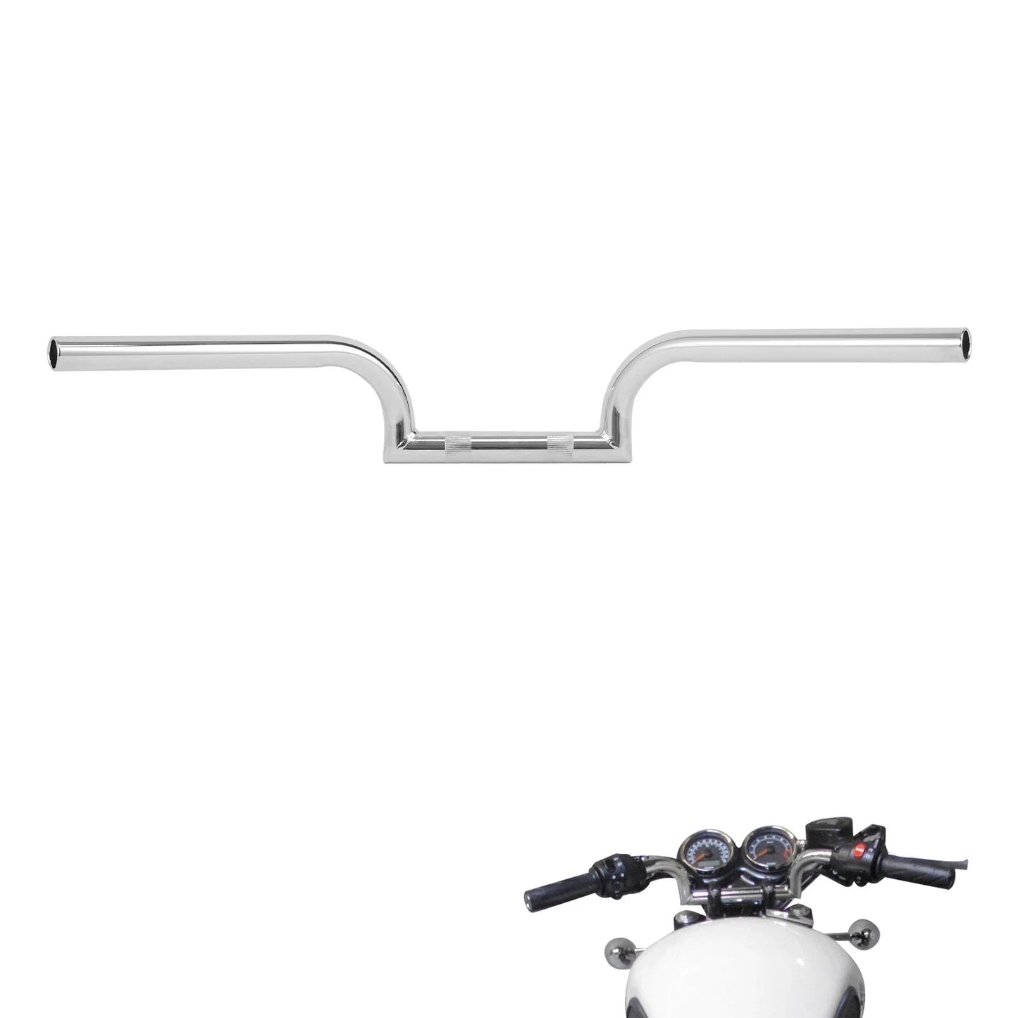 4" Rise 1" Handlebar for Harley Sportster XL883 48 (2007-2014) Chrome