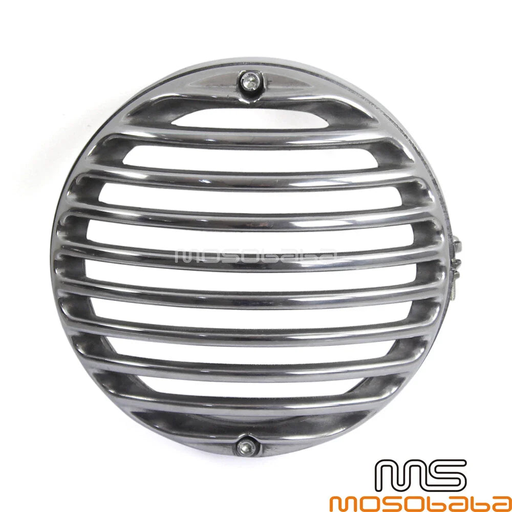 5-3/4" Chrome Headlight Grill Guard for Harley Sportster XL 883 1200 (2004-2023)