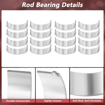 16 Pcs Connecting Rod Bearing Set for Chrysler 300 & Dodge Charger (2005-2010)