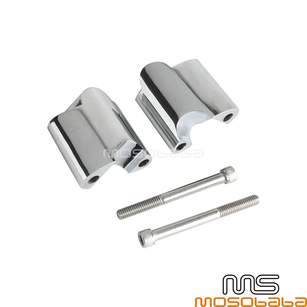1'' Chrome Handlebar 2'' Riser Extension for Harley Forty-Eight XL1200X (2018)