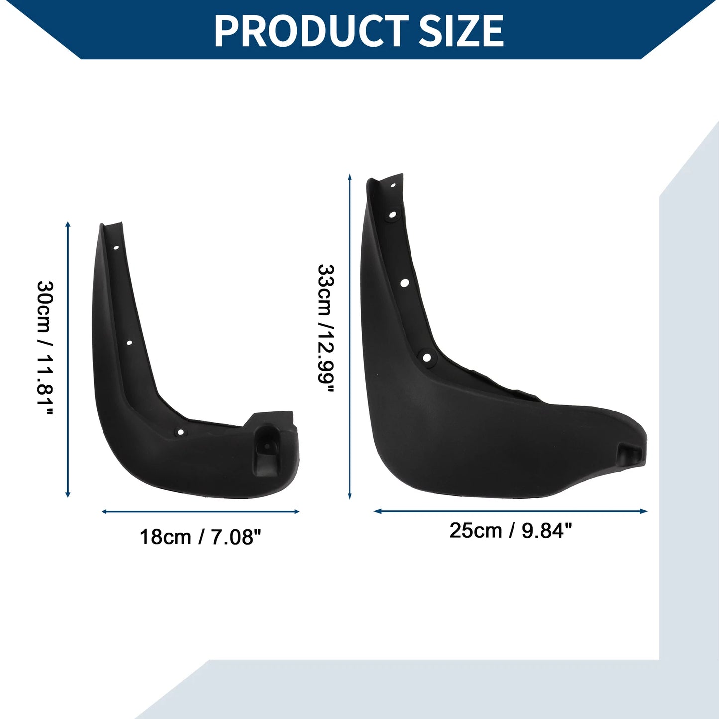 Set of 4 Mud Flaps Splash Guards for BMW Mini Countryman R60 (2010–2016)