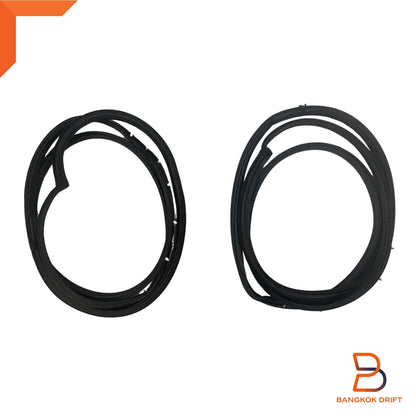 Door Weatherstrip Rubber Seal Pair for Mazda B-Series B2000 B2200 B2600 (1986-1993)