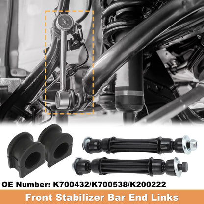 Front Sway Bar Link Bushing Kit for Chevy Silverado GMC Sierra Yukon (K700432)