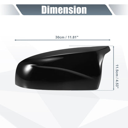 Rearview Mirror Cover for BMW X5 X6 E70 E71 (2008–2013) Gloss Black
