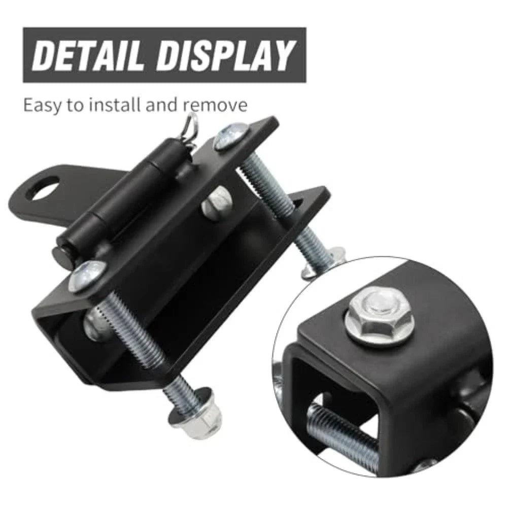 Adjustable Heavy Duty Bumper Hitch Kit for Polaris Snowmobile