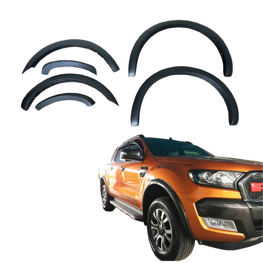 3" Slim Fender Flares for Ford Ranger T6 PXL XLT XLS Wildtrak (2015-2018)