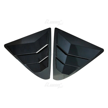 Gloss Black Rear Louver Vent Shade Shutter Cover for Lexus IS300 (2013–20)