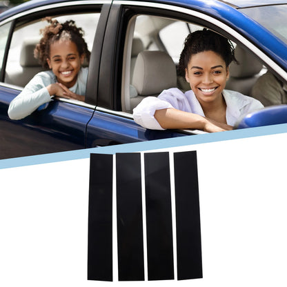 Set of 4 Car Pillar Window Trim Covers for Ford F-150 (2004–2014)
