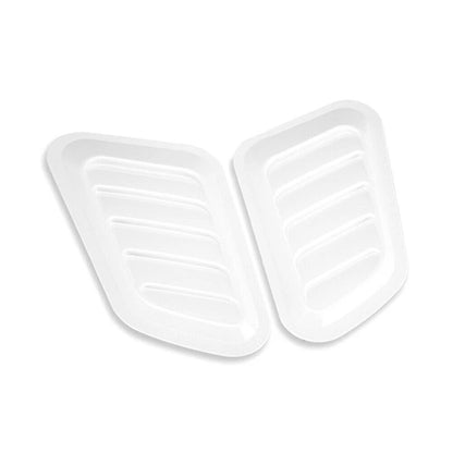 2Pcs Adjustable Foldable ATV Rear Passenger Seat Foot Rest Footpegs