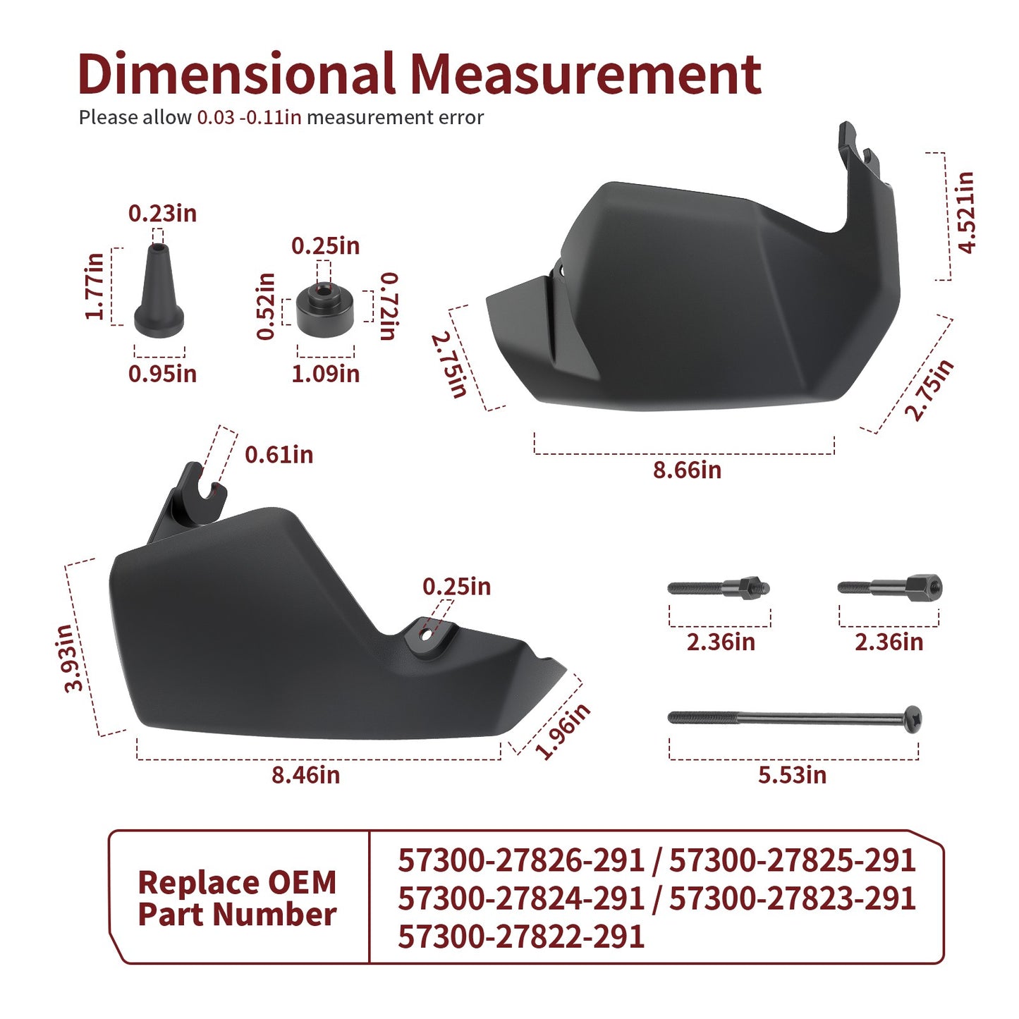 Hand Guards for Suzuki Vstrom DL 650 (2004–2011)