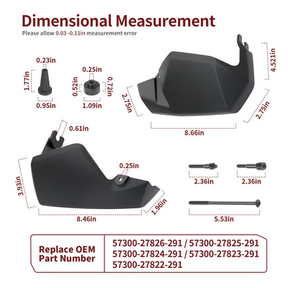 Hand Guards for Suzuki Vstrom DL 650 (2004–2011)