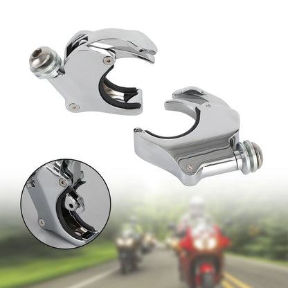Windshield Clamps 49mm Forks for Dyna Wide Glide (2006–Present)