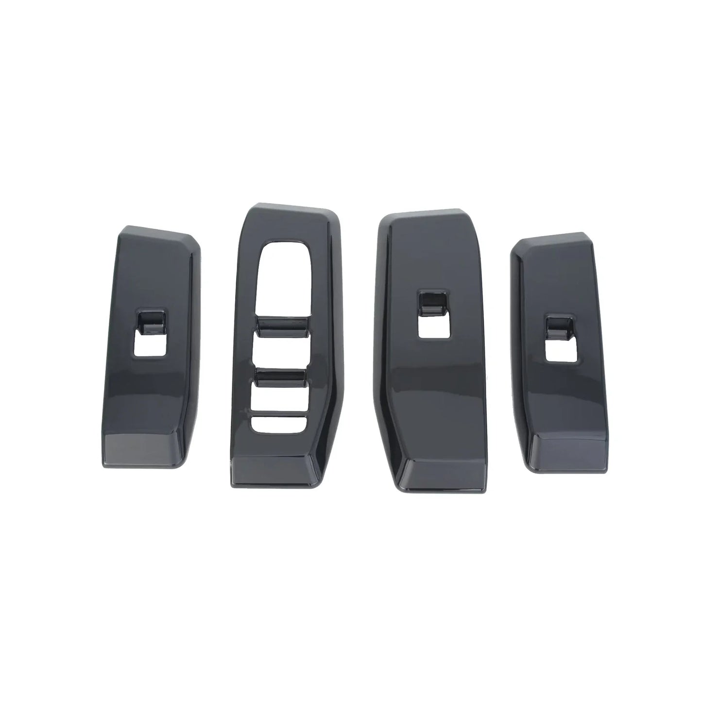 17x Black Interior Accessories Cover Trim Panel for Toyota Prado (2024–2025)
