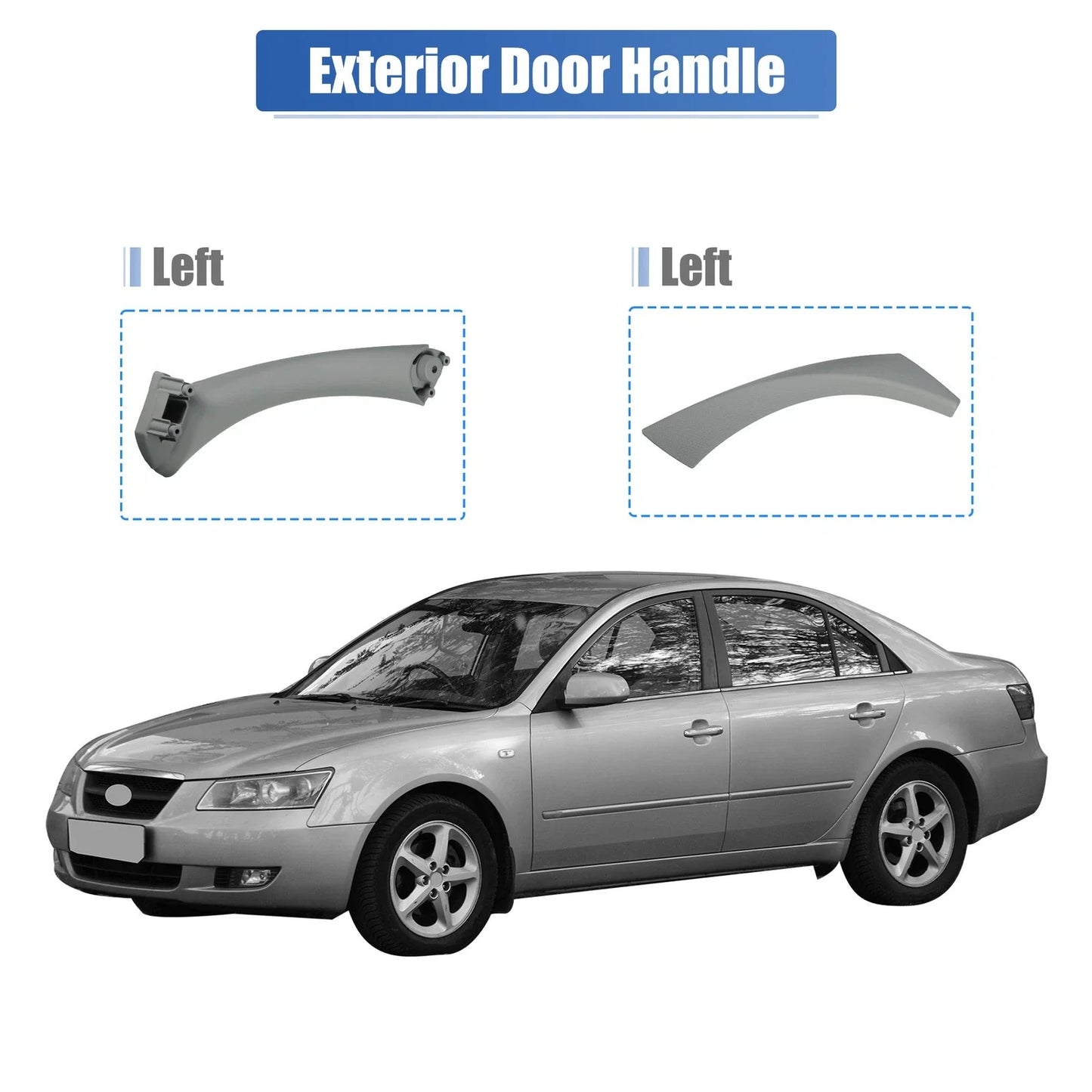 Car Interior Door Handle Left Side Pull for BMW 328i (2007-2012)