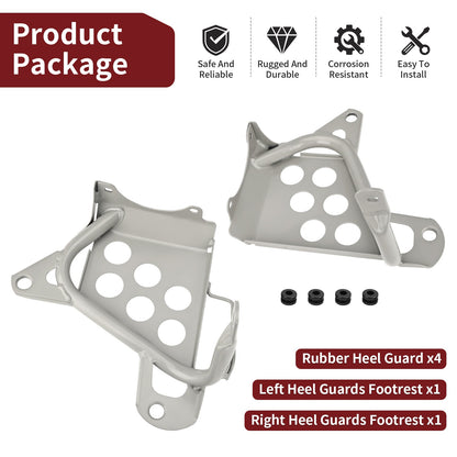 Heel Guards Footrest for Yamaha Blaster YFS200 (1990–2006)