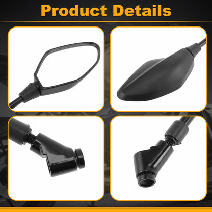 Diamond Side Mirrors for Yamaha MT-01 (2005–2013)