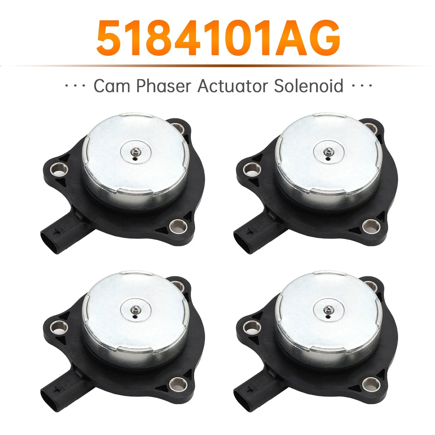 4X Cam Phaser Actuator Solenoid for Dodge Grand Caravan 3.6L (2011–2020) 5184101AG