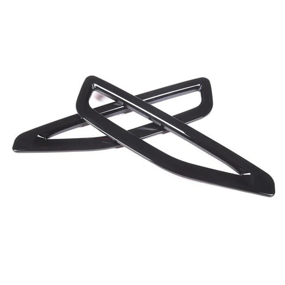 Black Side Fender Air Vent Trim Covers for BMW X5 (2019-2022)