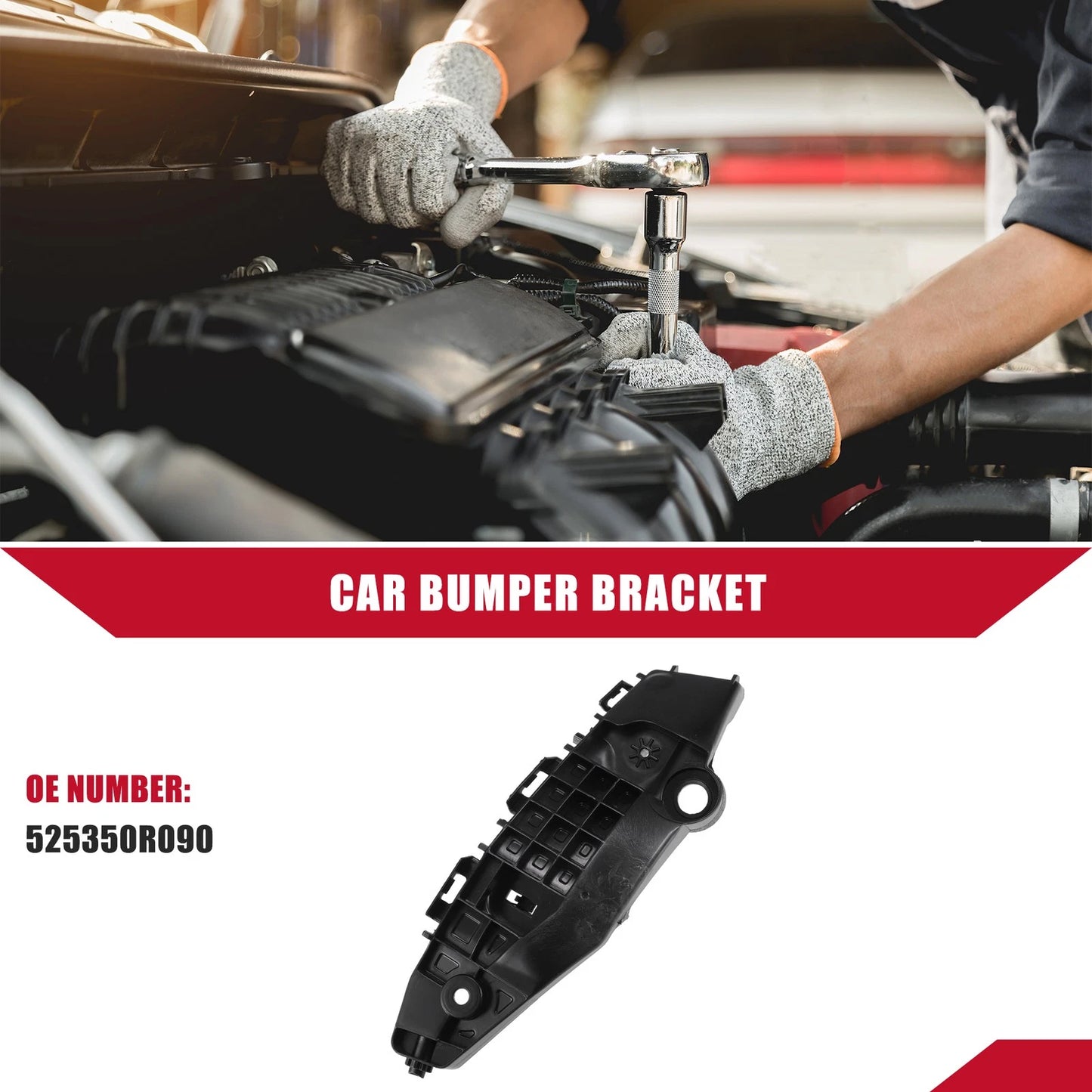 Front Right Bumper Bracket No.525350R090 for Toyota RAV4 (2019–2021)