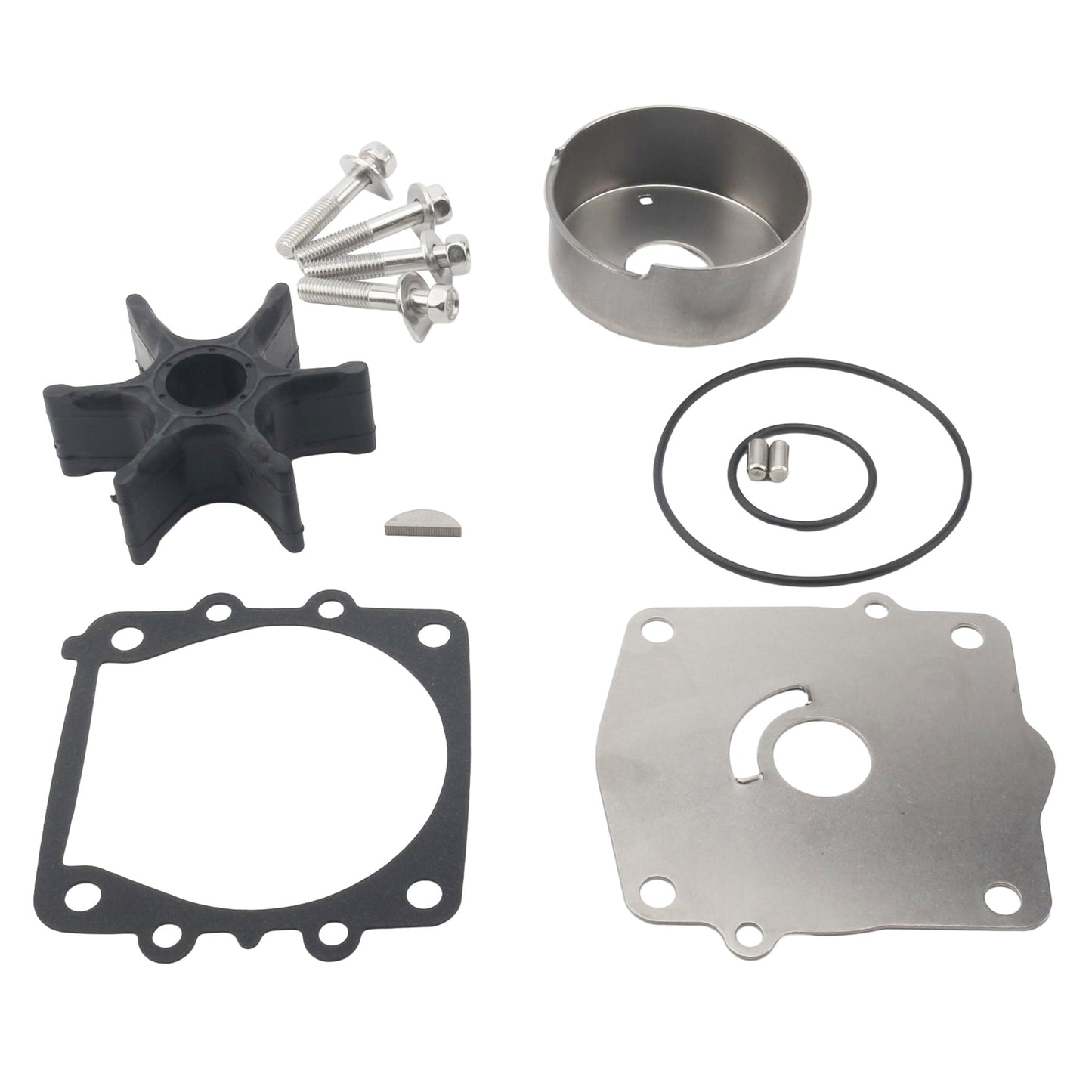 Water Pump Impeller Repair Kit for Yamaha Outboard 115-130 HP (2-Stroke)