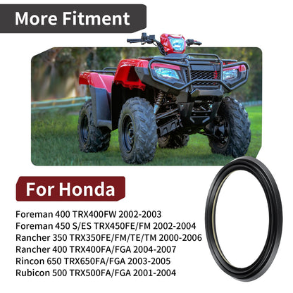 Front Brake Drum Dust Seal for Honda Rancher 350 TRX350 (2000–2006)