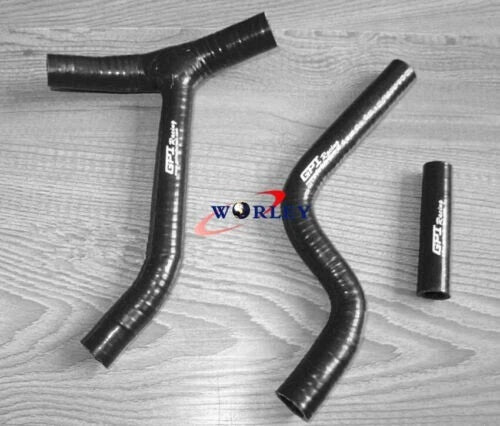 Silicone Y Radiator Hose for Yamaha YZF250 YZ250F (2010–2013) Black
