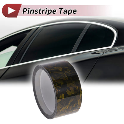 Pinstripe Tape 50mmx8.5m for Car Motorcycle Boat Laser Gold Tone