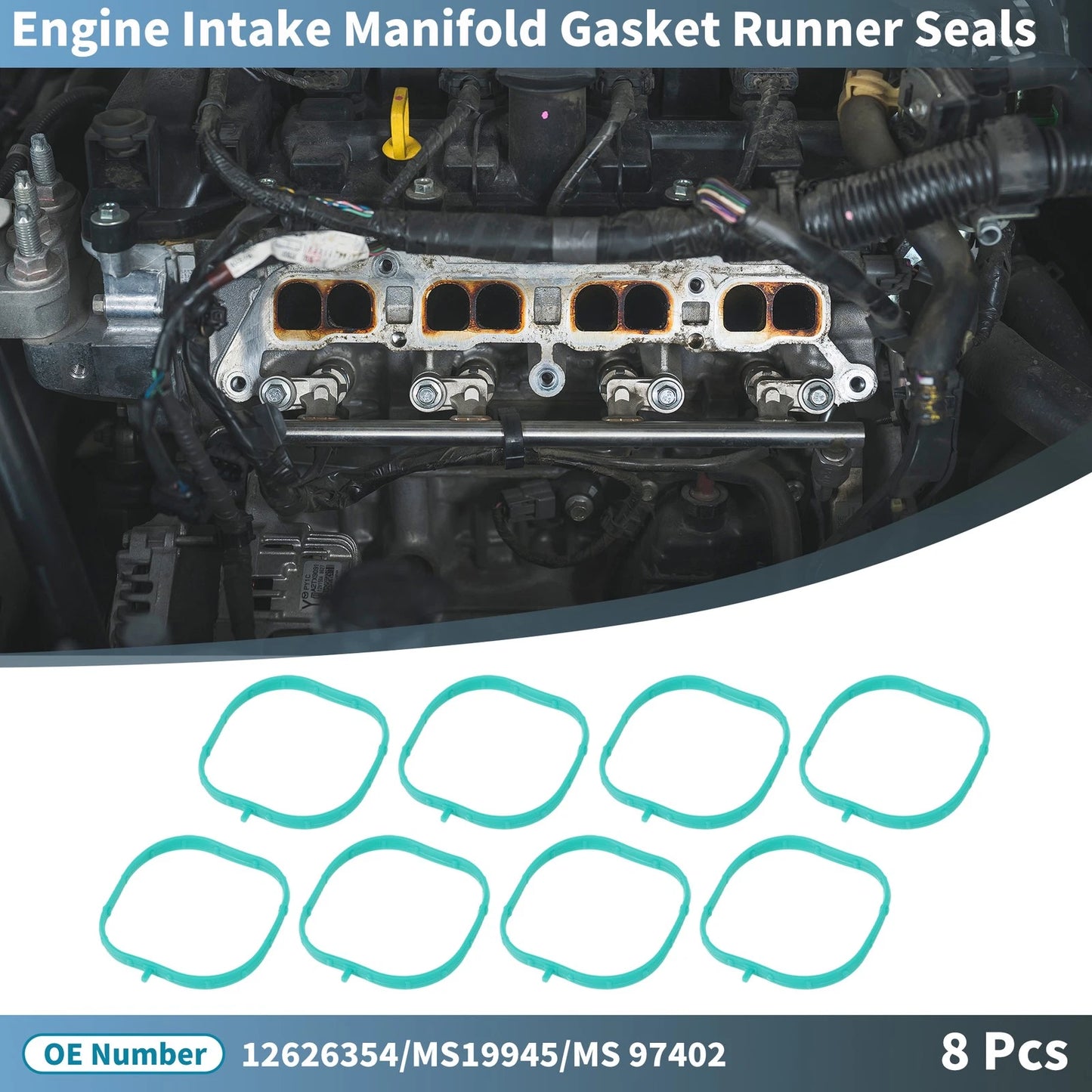 Intake Manifold Gasket Runner Seals for Chevrolet Tahoe (2015–2024)