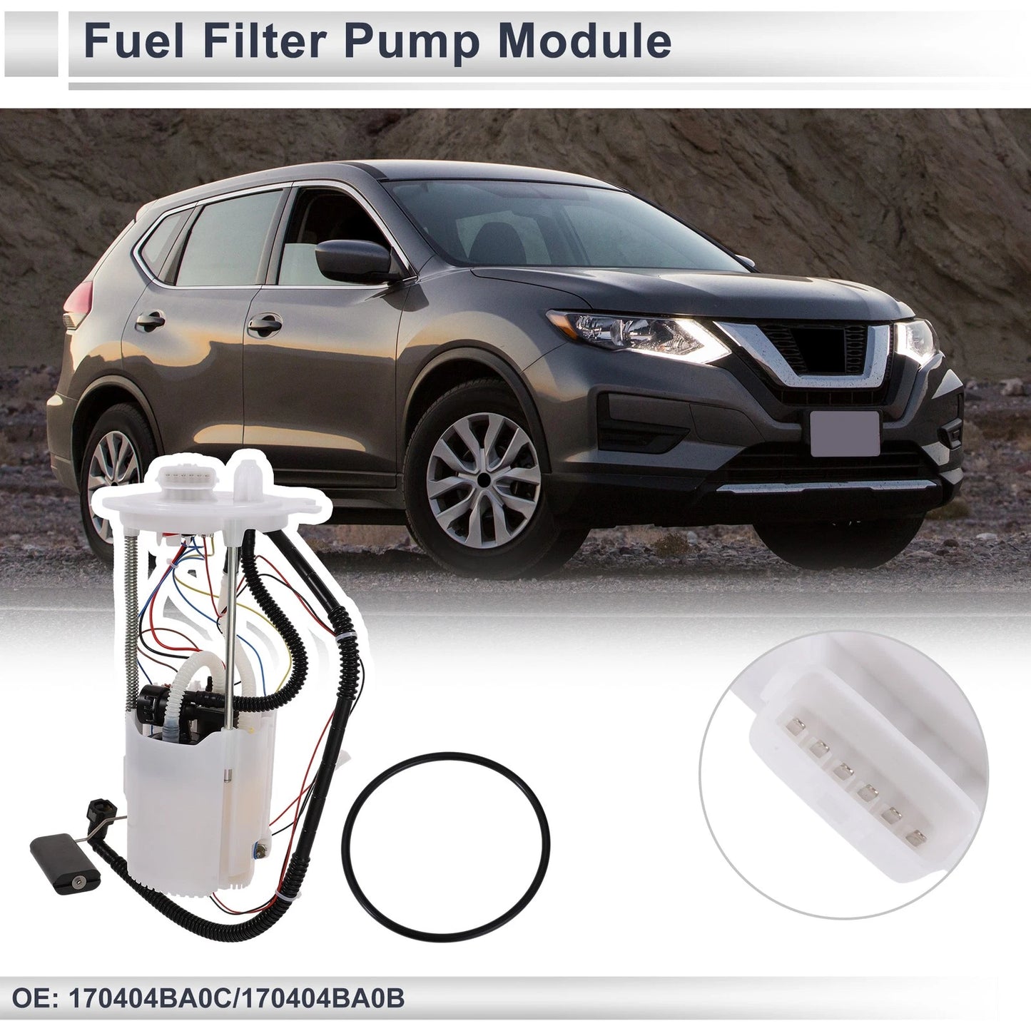 Fuel Pump Assembly for Nissan Rogue (2014–2020) 2.5L Gas No. 17040-4BA0C/170404BA0B
