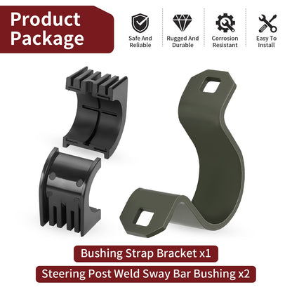 Sway Bar Bushing Strap Bracket for Polaris Scrambler 850 (2013–2025)
