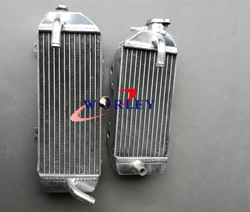 Aluminum Radiator + Silicone Hose for Kawasaki KX250F KXF250 (2017-2018)