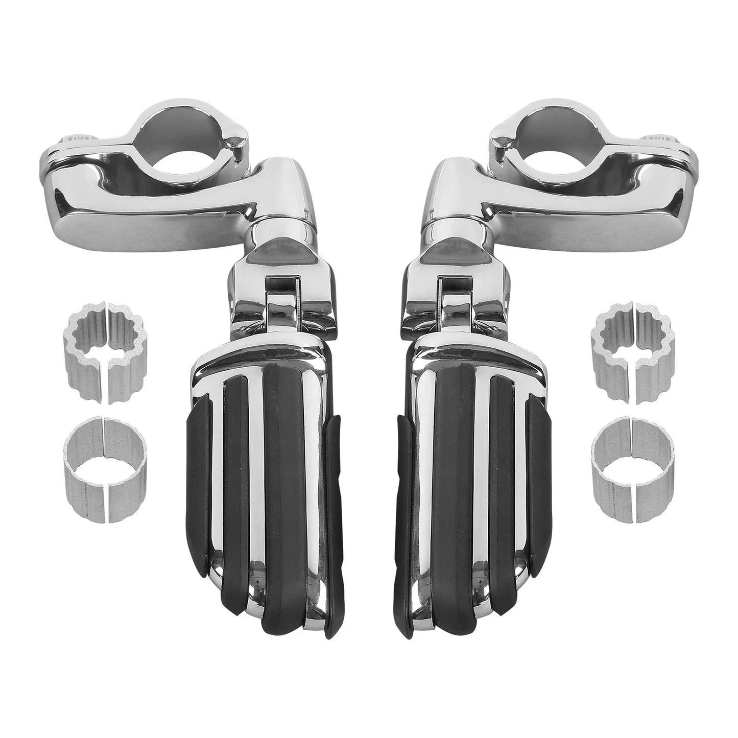 Chrome Highway Footpeg Pegs 25/32/35mm for Honda Harley Touring Dyna