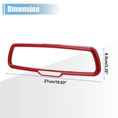 Rearview Mirror Cover Trim for Dodge Challenger (2015-2020) - ABS Red