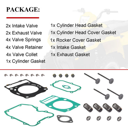 Exhaust Intake Valve Cylinder Head Gasket Kit for Polaris Sportsman 500 (1996–2014)