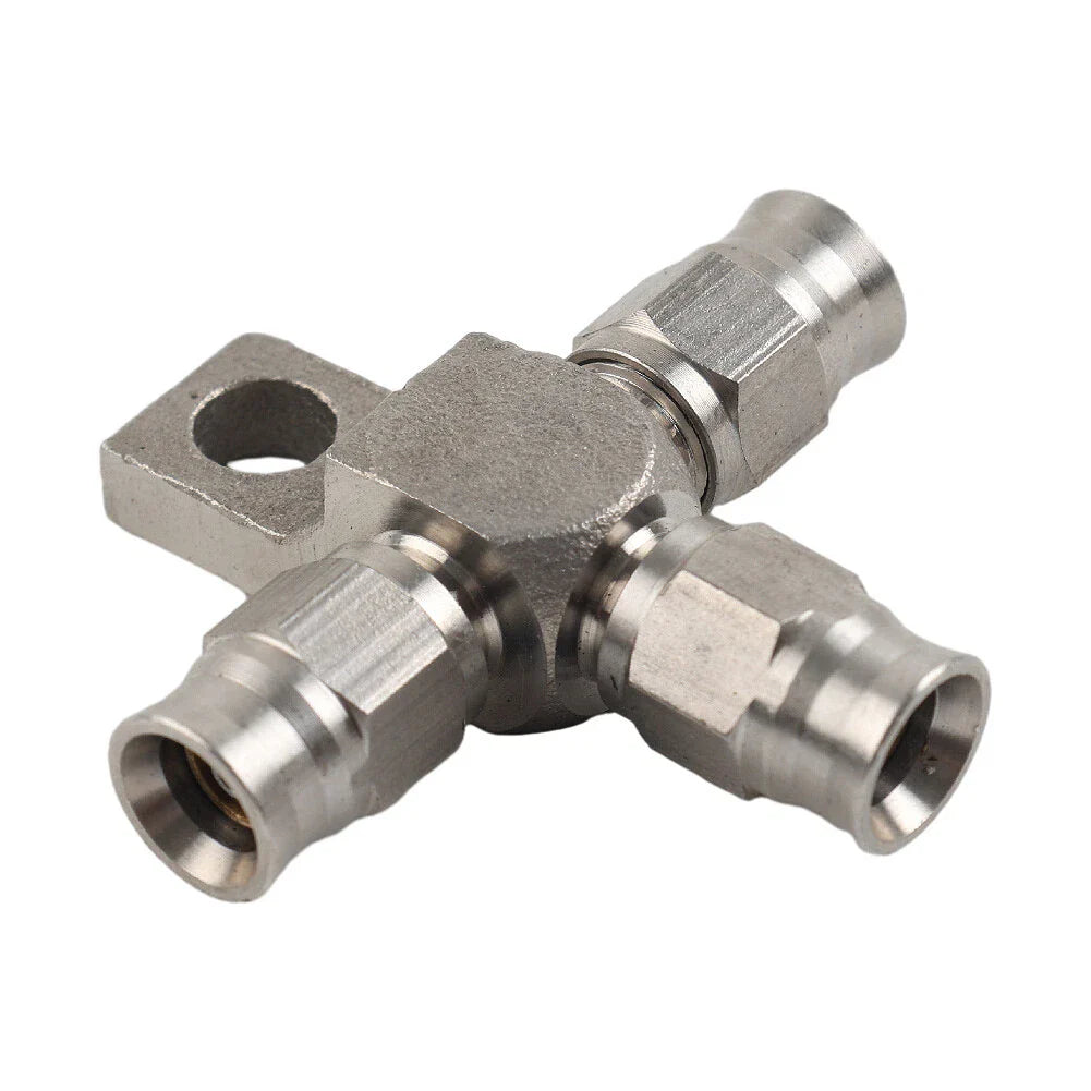 Stainless Steel Brake Hose Fittings AN3 Tee
