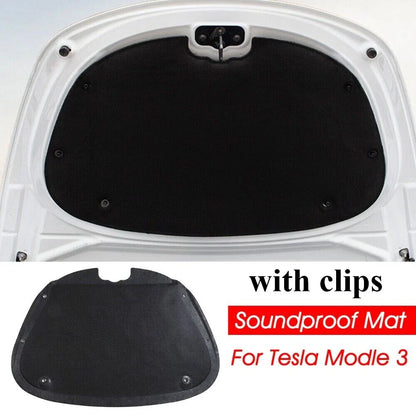 Front Trunk Cover Sound Insulation Cotton Hood Insulation Pad for Tesla Model 3