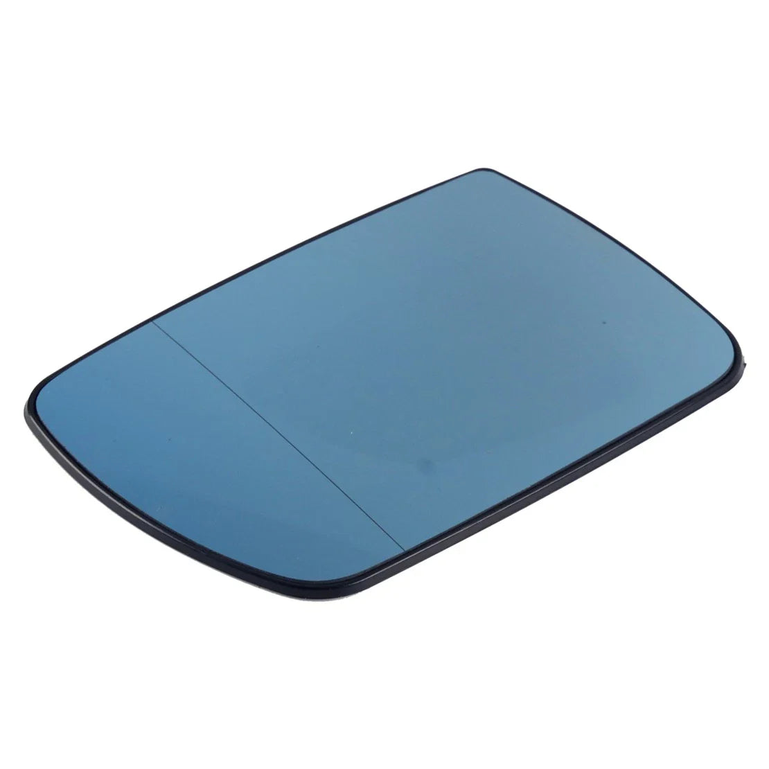 Blue Wide Angle Heated Rear View Mirror Glass for BMW X5 (2000-2006)