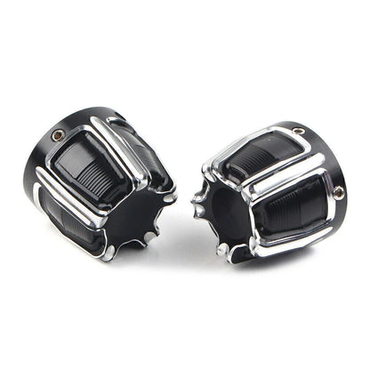 Front Axle Nut Cap Covers for Harley Softail Touring Street Glide