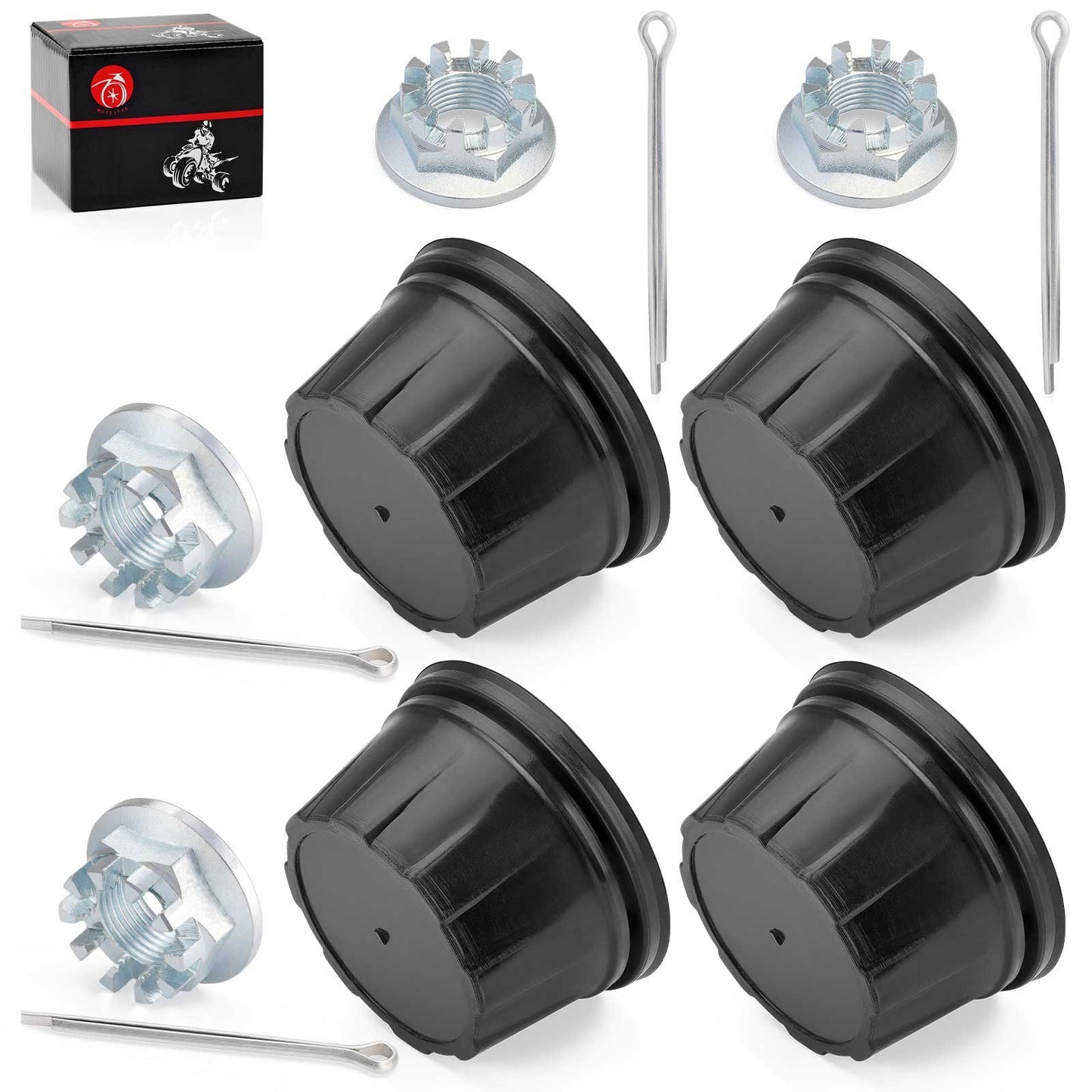 Set of 4 Wheel Center Caps for Honda FourTrax 300 (1992–2000)