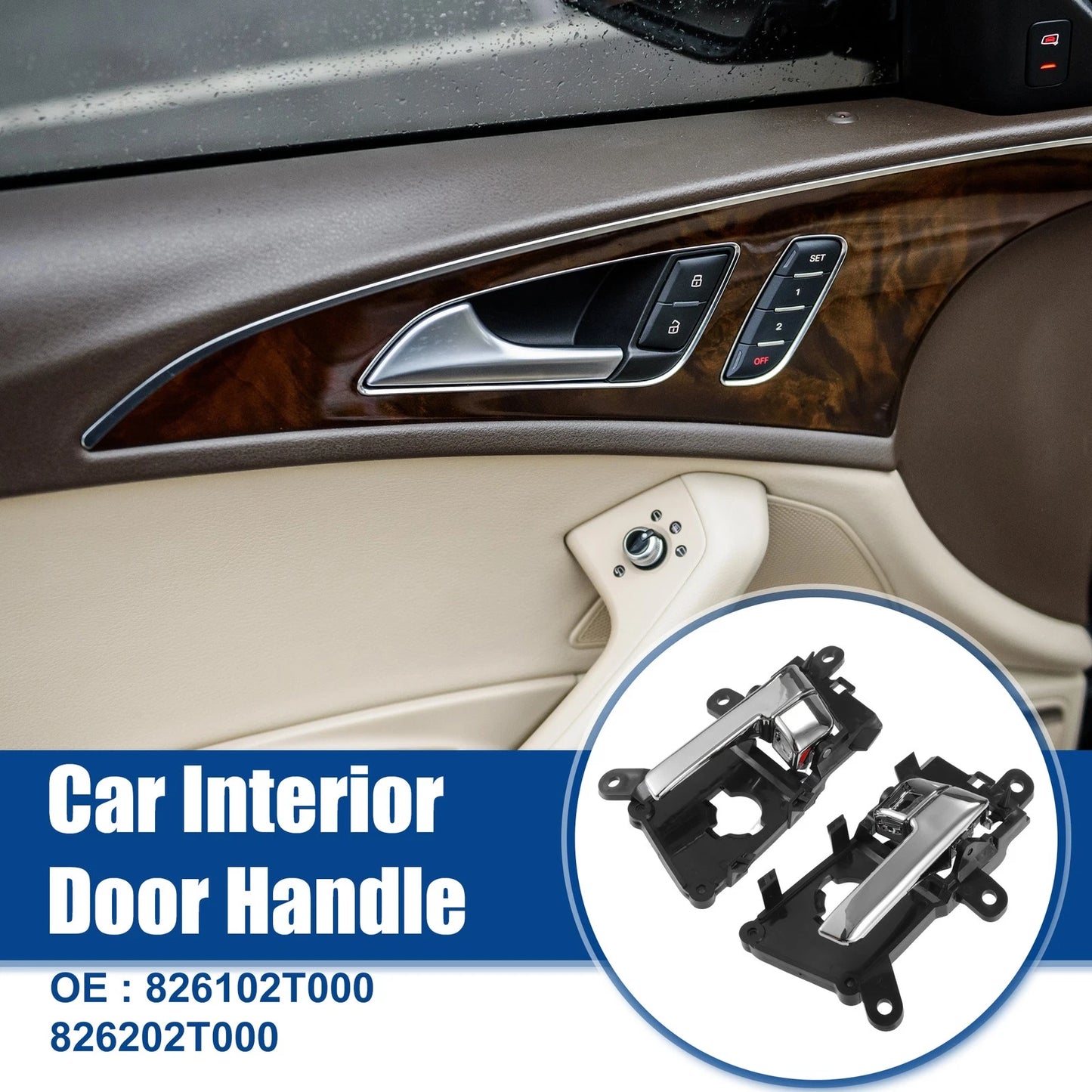 1 Pair Door Handle for Kia Optima (2011–2013) No. 826102T000