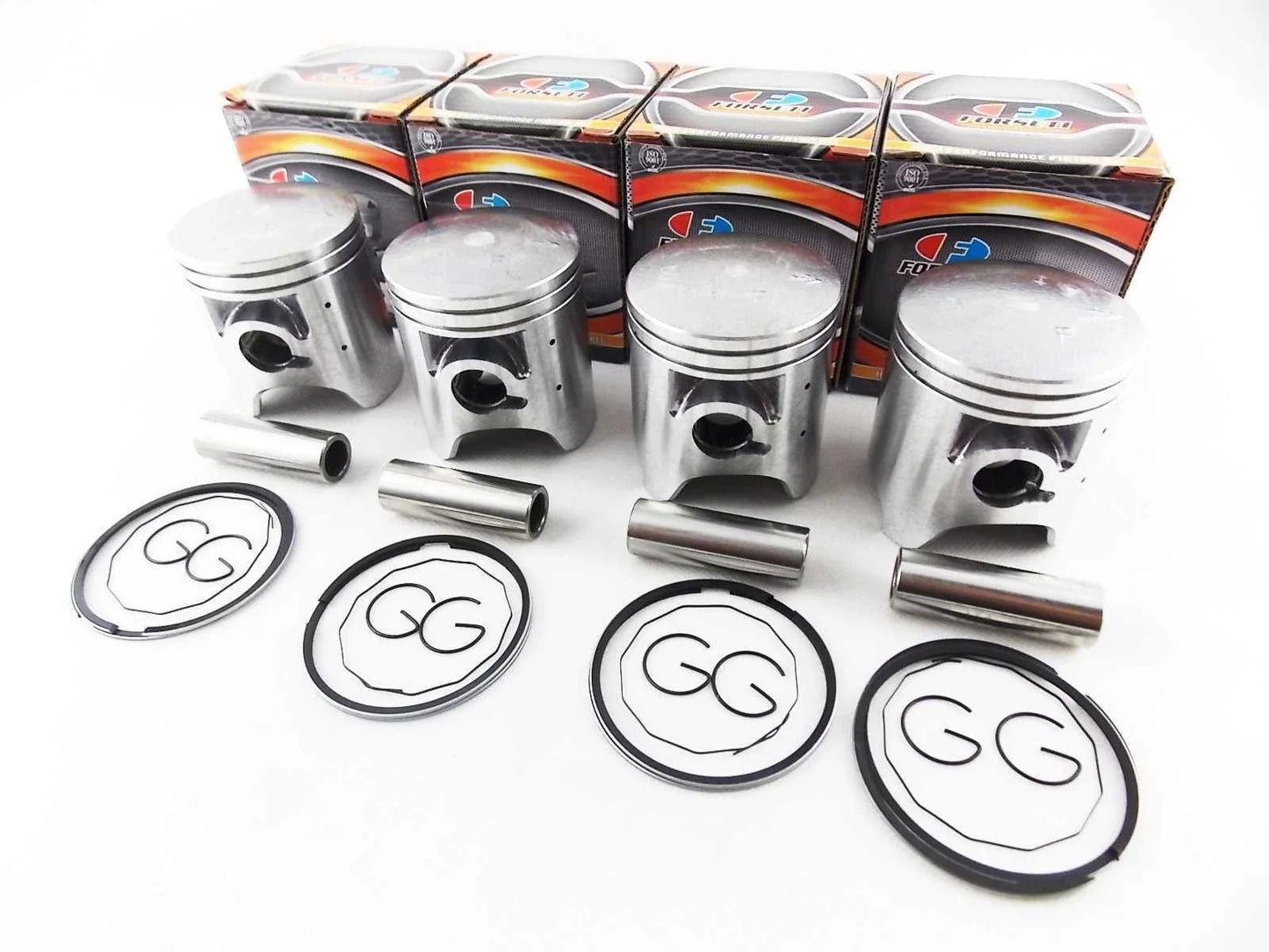 0.5mm O/S Piston Set with 56.9mm Rings & Pins for Yamaha RZ500 YPVS (84-86)