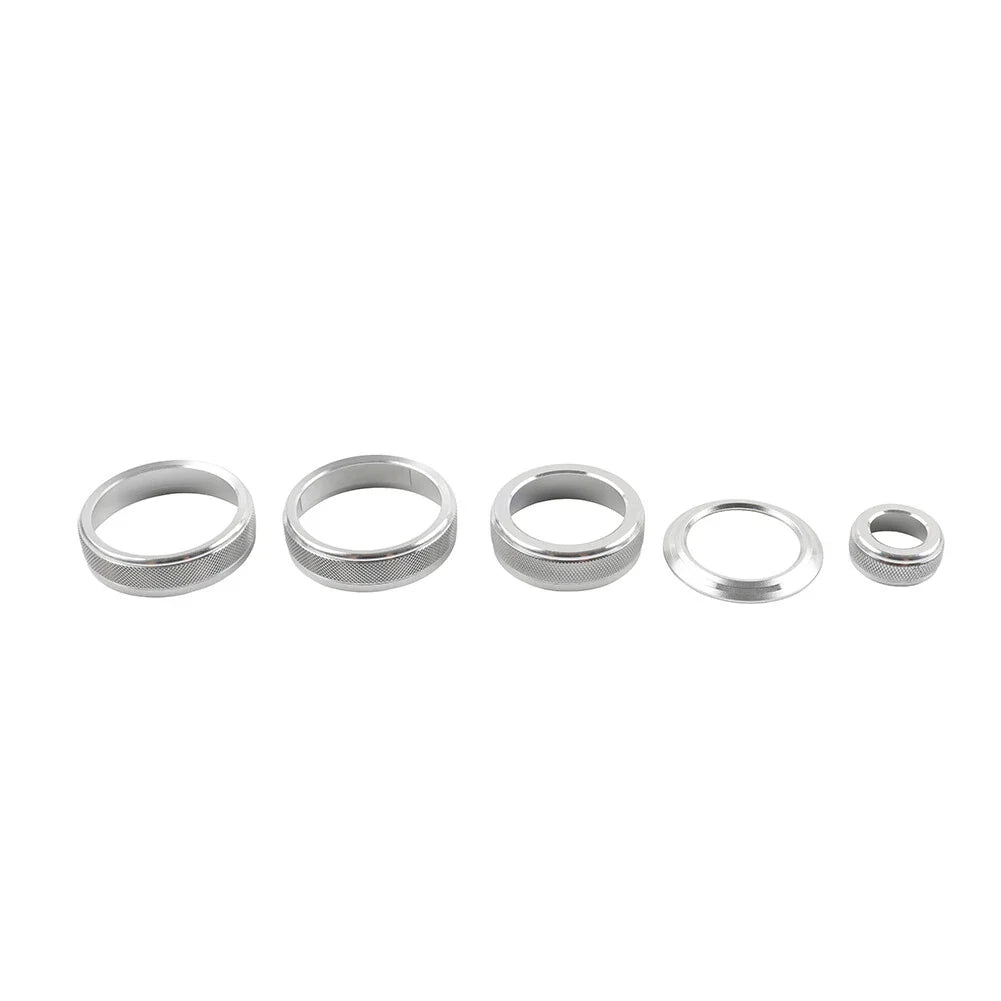 Silver Console Volume AC Switch Button Ring for Lexus NX250 NX350h (2022-2024)