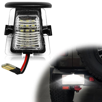 Clear LED License Plate Light for 2007-2017 Jeep Wrangler JK (2007-2017)