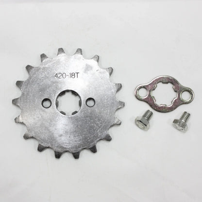 18T 17mm Front Sprocket Cog for PIT TRAIL QUAD DIRT BIKE ATV BUGGY