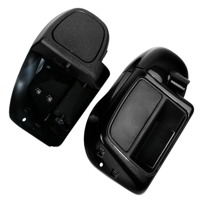 Vented Leg Fairings for Harley Street Glide 2014-2024 Black Tempest