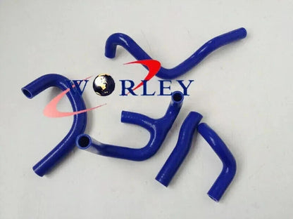 Silicone Hoses Set of 2 for Suzuki RGV250 VJ22 (1991–1996) & Aprilia RS250 (1996–2002) RED