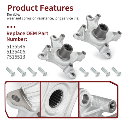 Set of 2 Rear Wheel Hubs for Polaris Sportsman 300 (2008–2010)