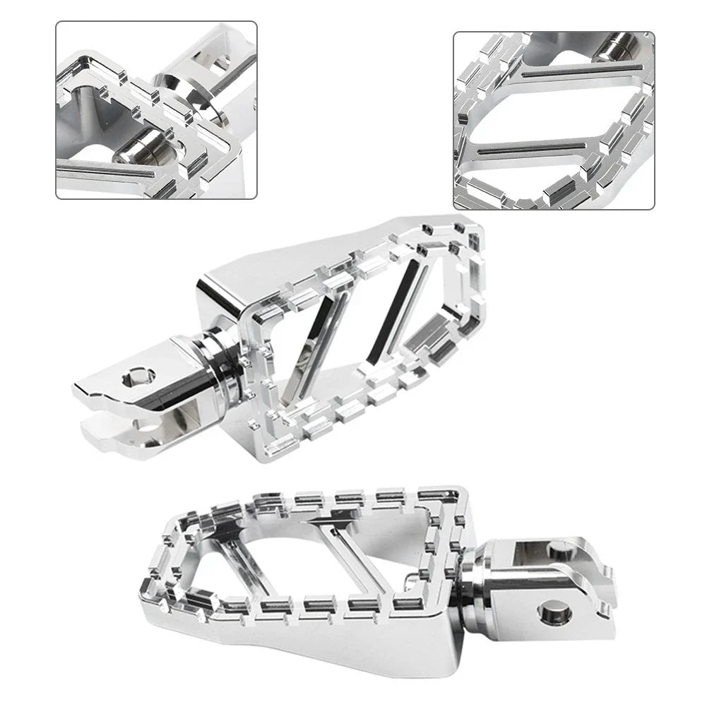 CNC Front Foot Pegs for Harley Softail Fat Boy Low Rider (2018-2023)