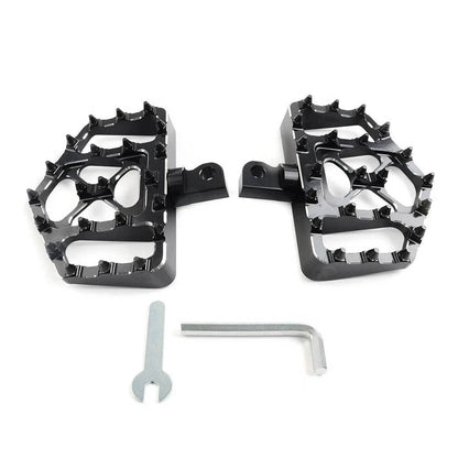 Wide Red Foot Pegs for Harley Touring Sportster Softail Dyna
